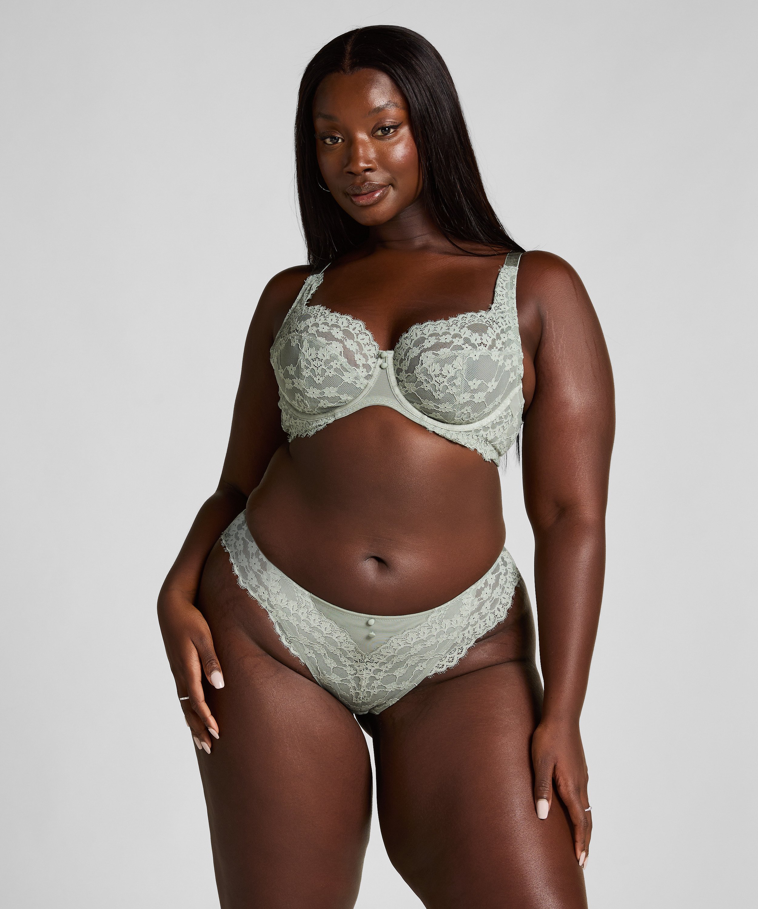 Soutien-gorge &agrave; armatures non-pr&eacute;form&eacute; Daisy, Vert, main