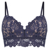 Soutien-gorge préformé sans armatures longline Shiloh, Bleu