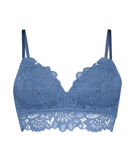 Soutien-gorge préformé sans armatures longline Shiloh, Bleu