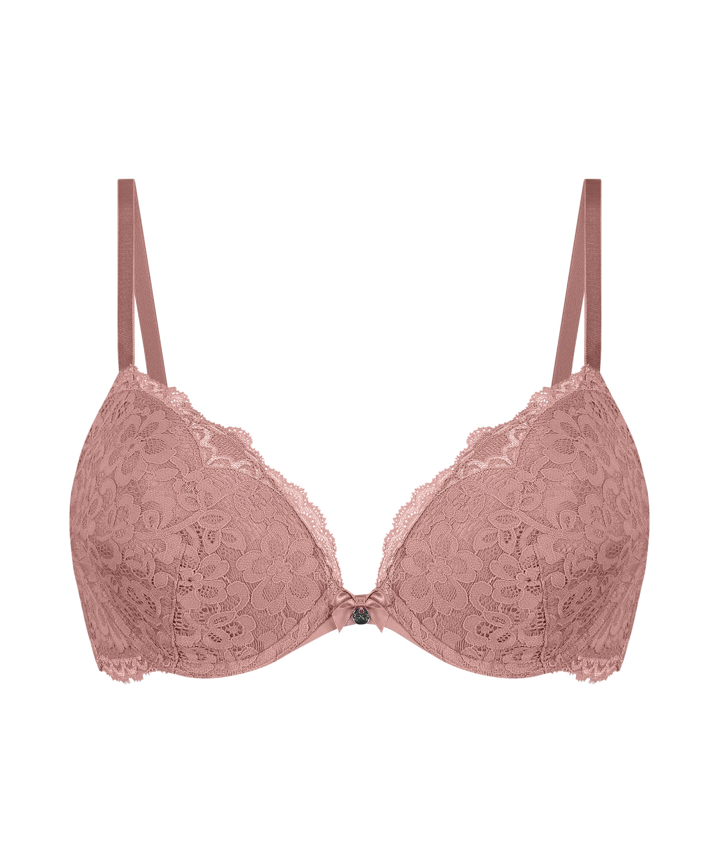 Soutien-gorge à armatures préformé push-up Marine, Rose, main
