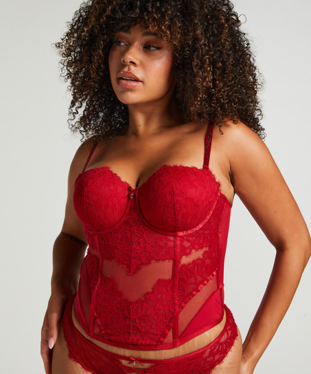 Bustier Charlotta, Rouge