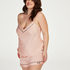 Short de pyjama satin lace, Rose