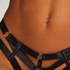 String ouvert à l’entrejambe Athena, Noir