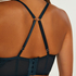 Soutien-gorge à armatures préformé longline Margaret Lucy Hale, Bleu