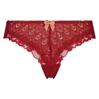 Slip br&eacute;silien Latrice, Rouge