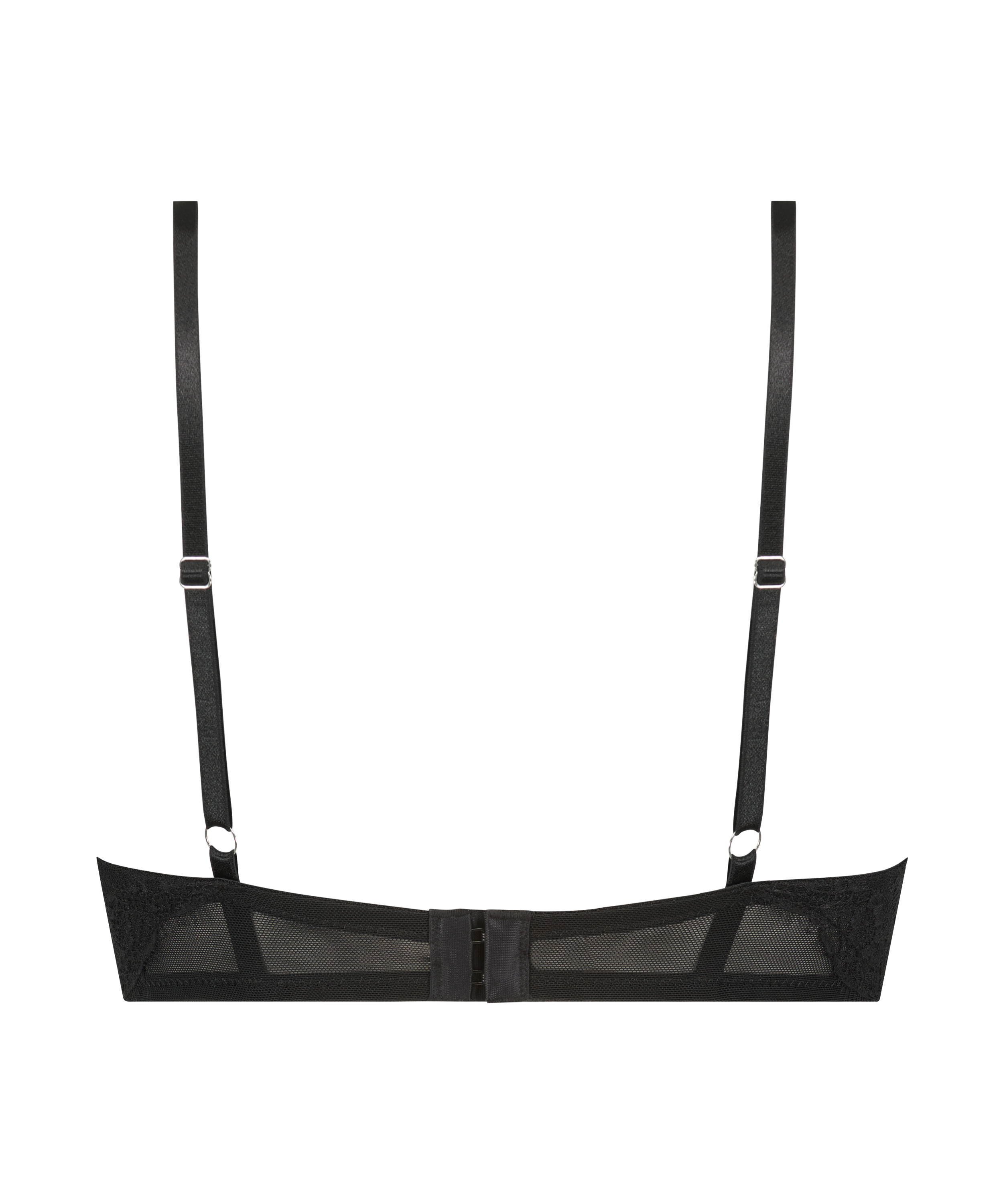 Soutien-gorge moulant maximiseur Jolie, Noir, main