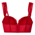 Soutien-gorge à armatures rembourré longline Withney, Rouge