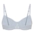 Soutien-gorge à armatures non-rembourré Pointelle, Bleu