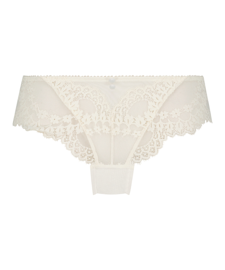 Slip brésilien Daisy, Blanc