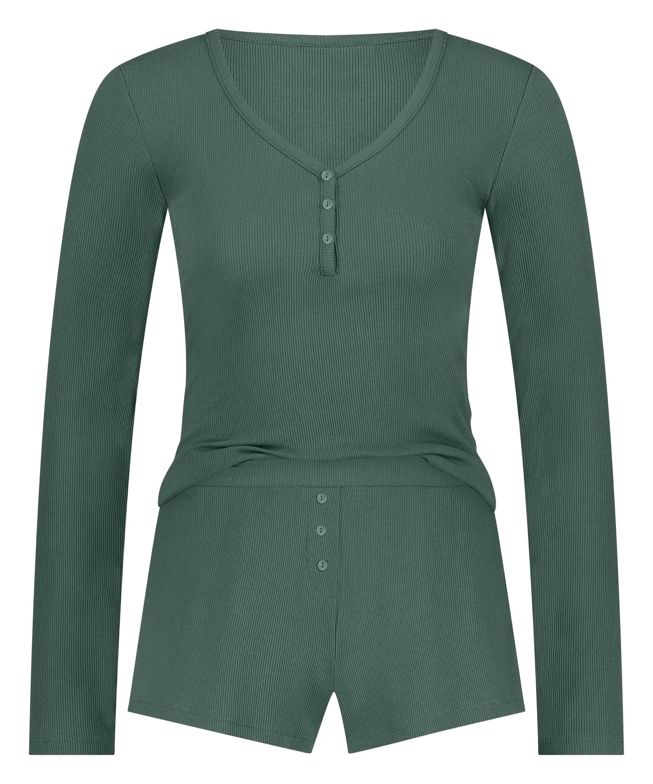 Ensemble de pyjama, Vert, main