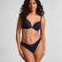 Soutien-gorge &agrave; armatures pr&eacute;form&eacute; push-up Marine, Bleu