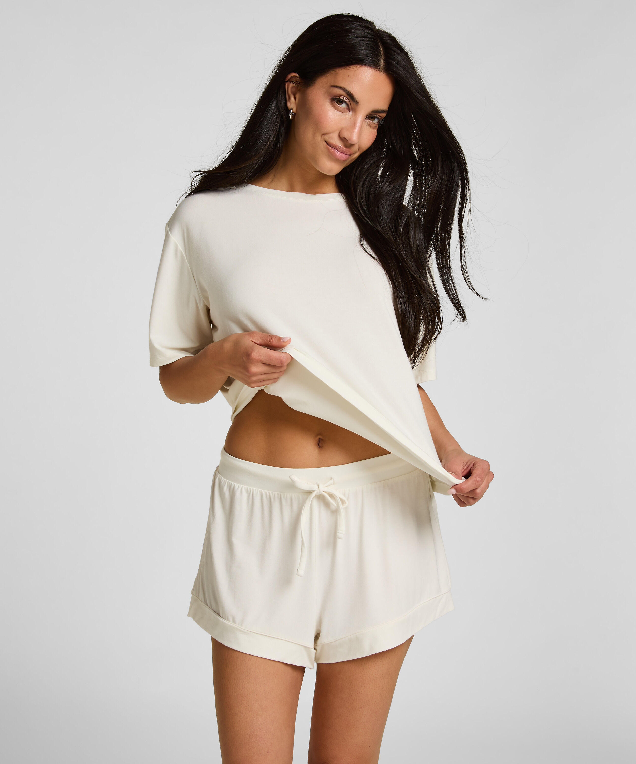 Haut de Pyjama Jersey Manches Courtes