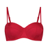 Haut de maillot de bain push-up rembourré à armatures Lola, Rouge