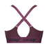 HKMX Soutien-gorge de sport The Crop Logo Level 1, Violet