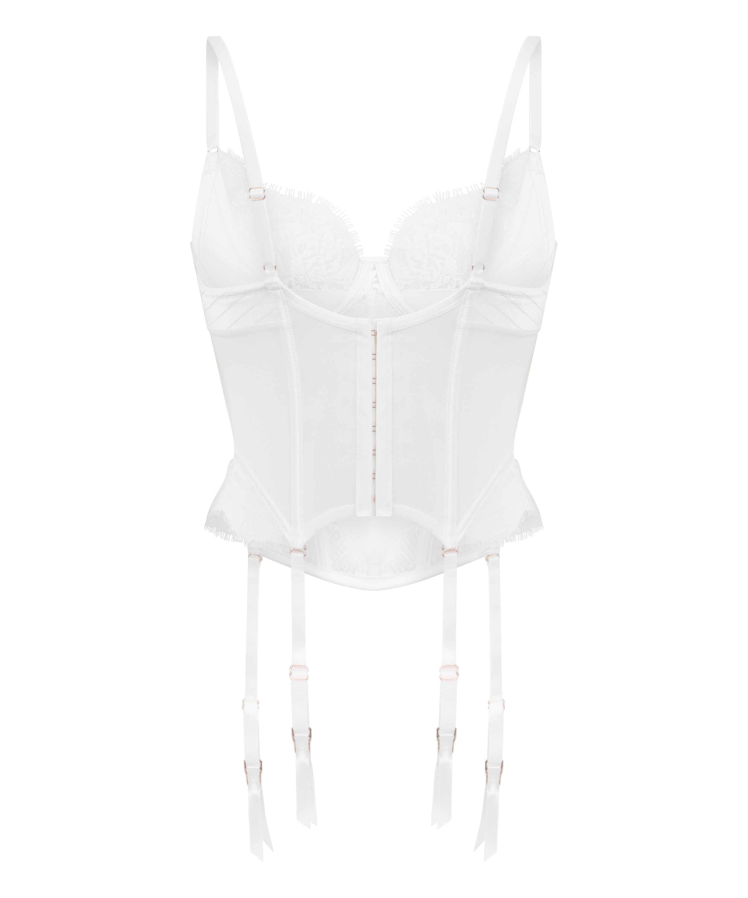 Bustier Tiah, Blanc, main