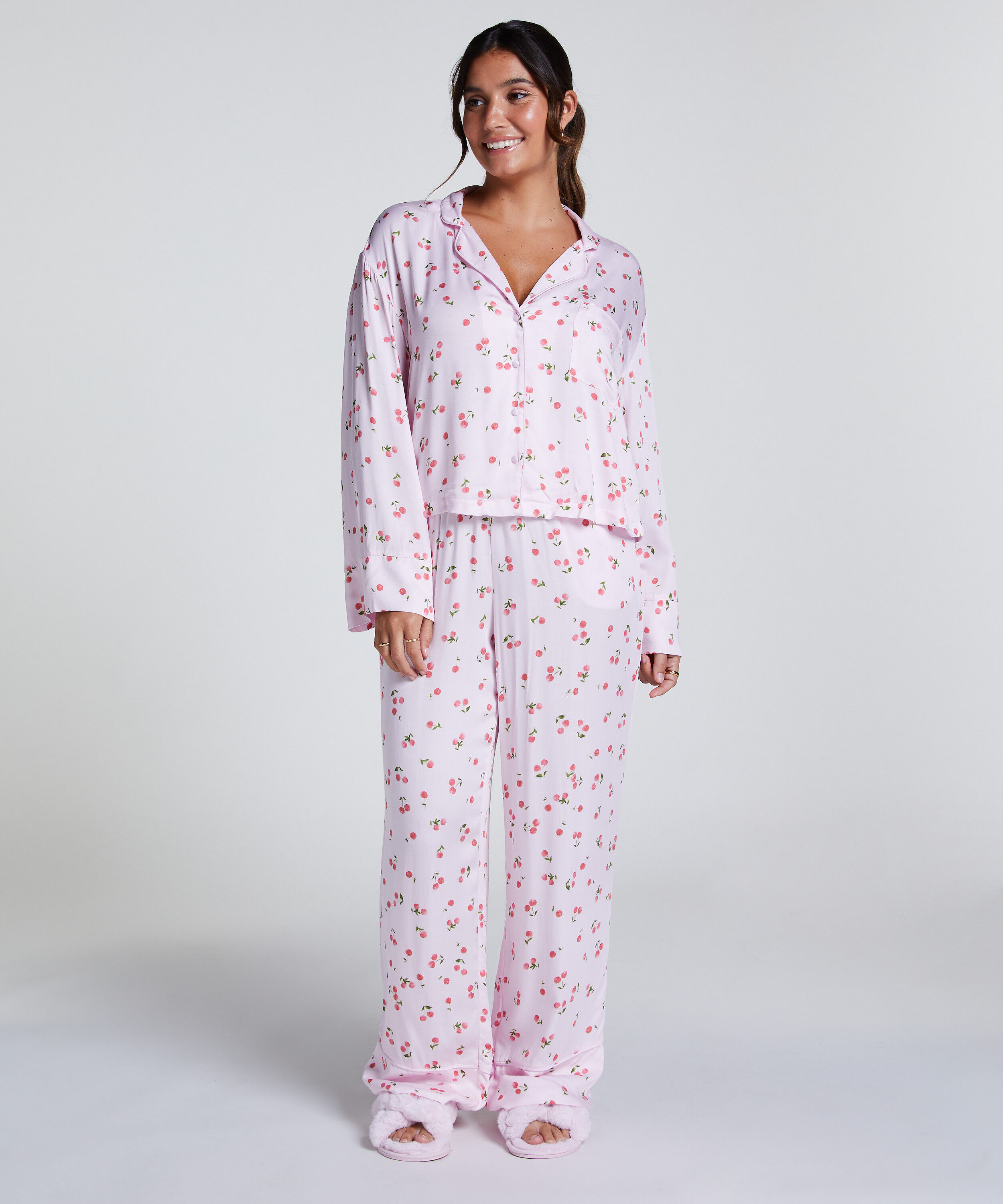 Pantalon Satin, Rose Pantalon Satin, Rose