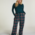 Pantalon de Pyjama Flanel, Vert