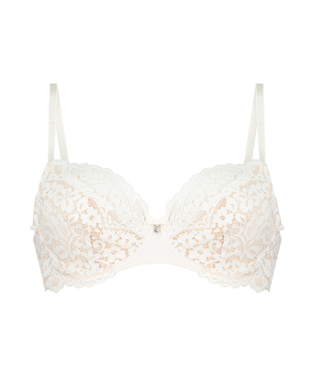 Soutien-gorge à armatures non-préformé Rose, Blanc