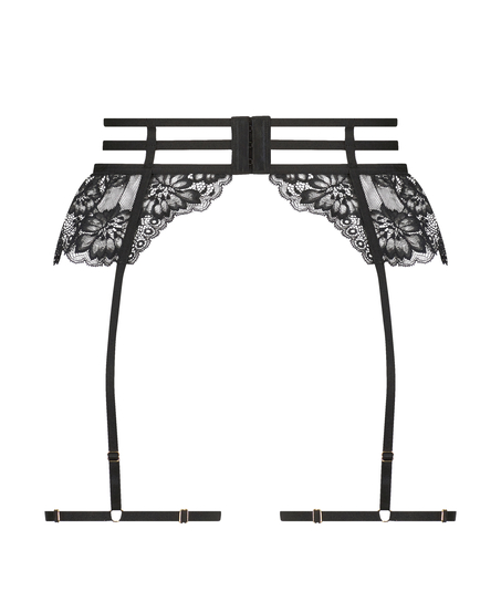 Porte-jarretelles Roxanne, Noir