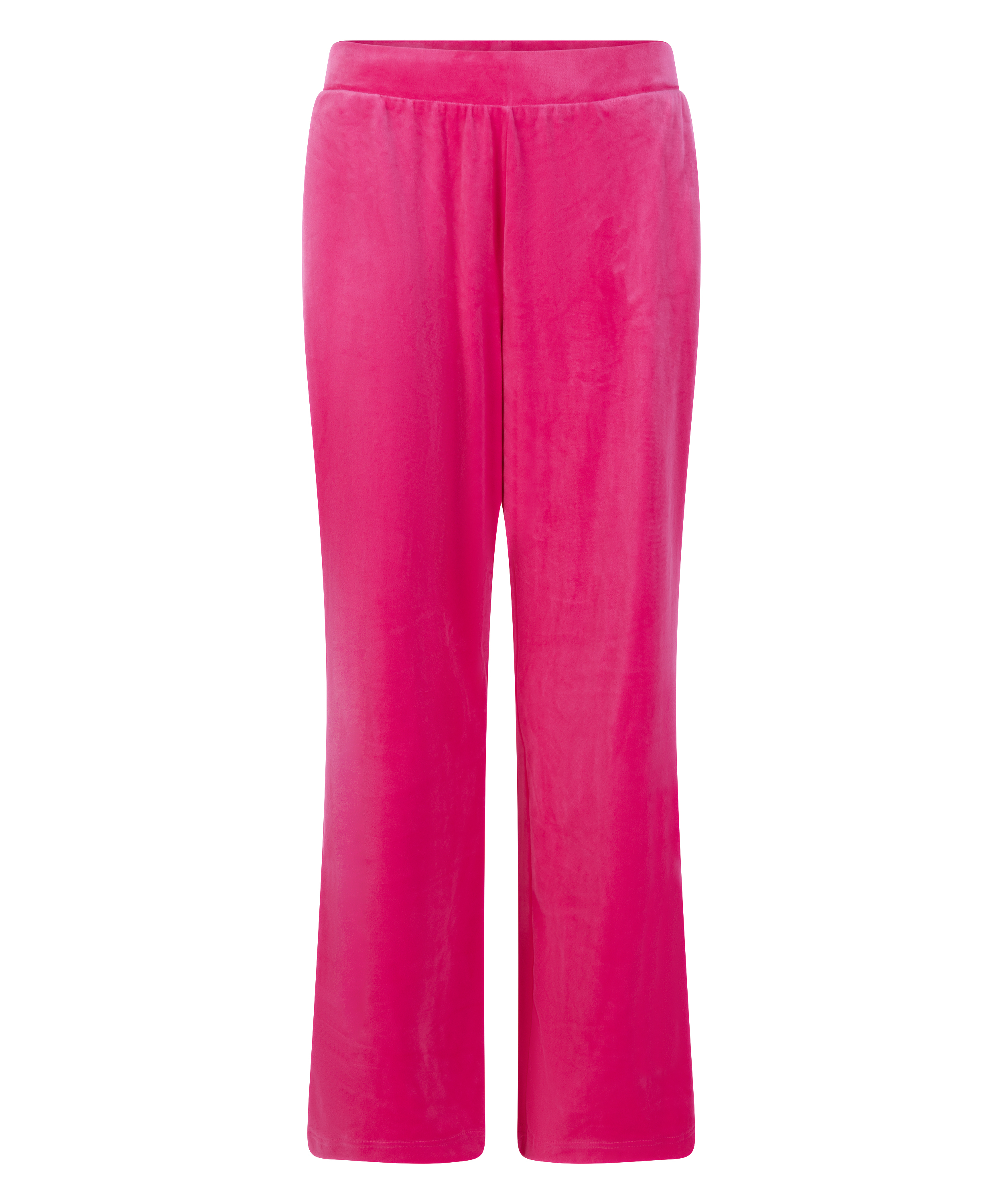 Pantalon de pyjama velours, Rose, main