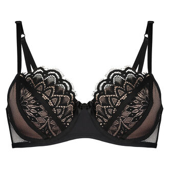 Soutien-gorge &agrave; armatures pr&eacute;form&eacute; Lucia, Noir