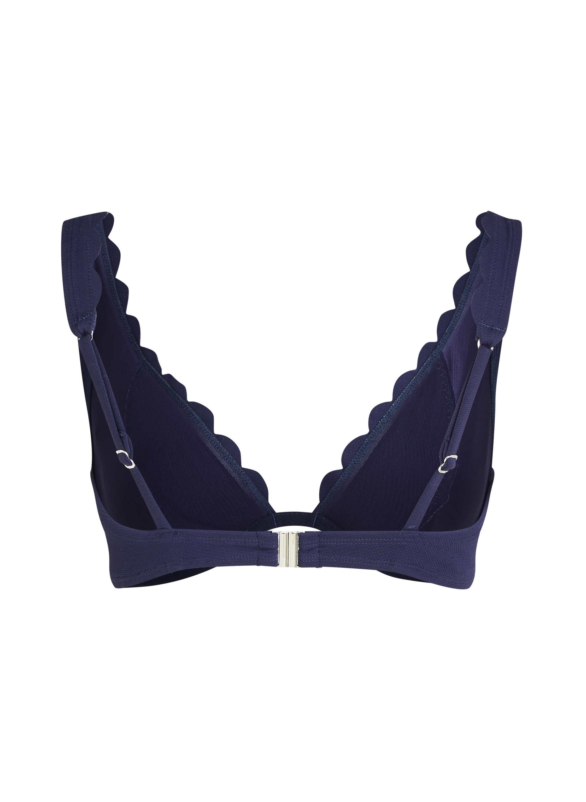 Haut de bikini à armatures non préformé Scallop, Bleu, main