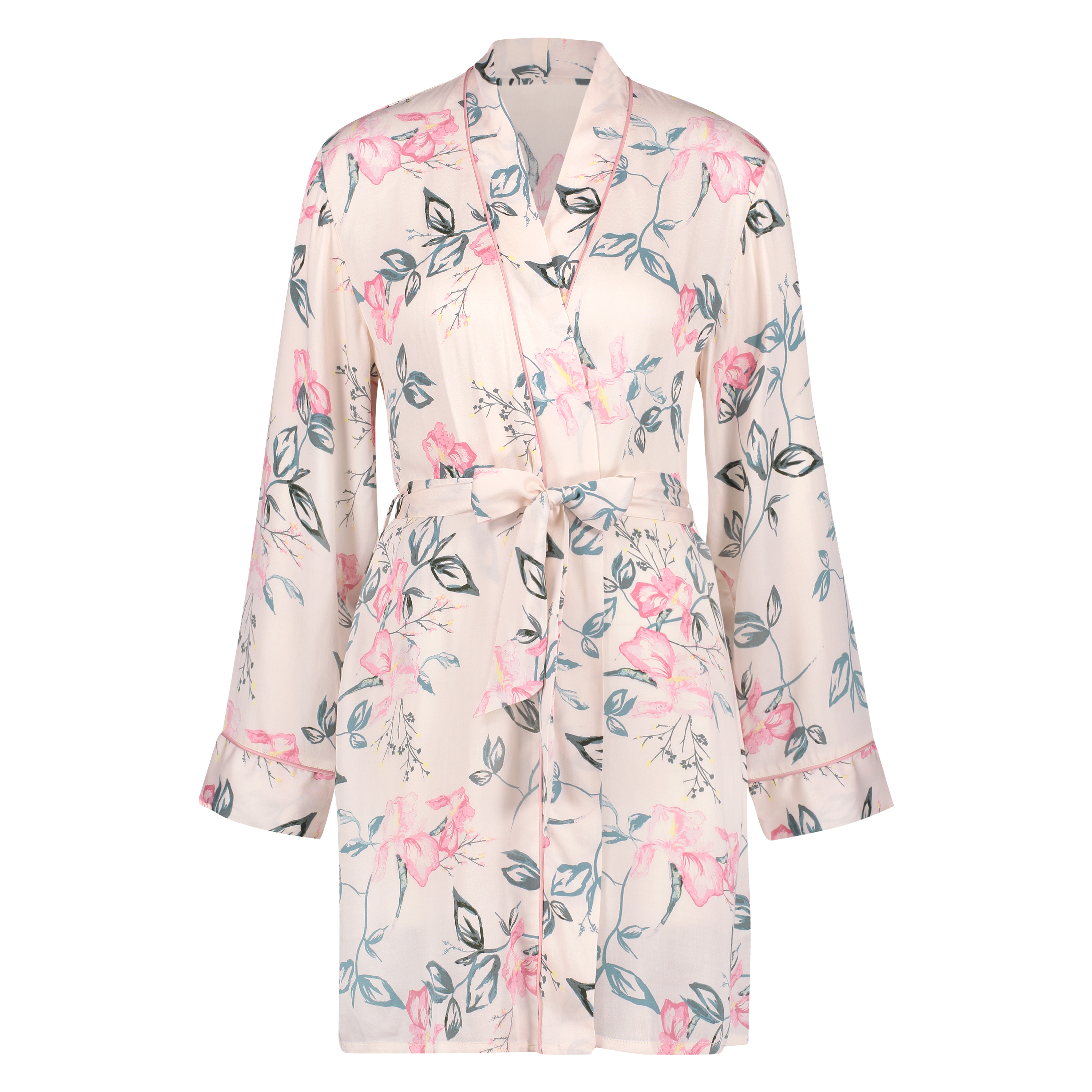 Kimono tissé, Beige, main