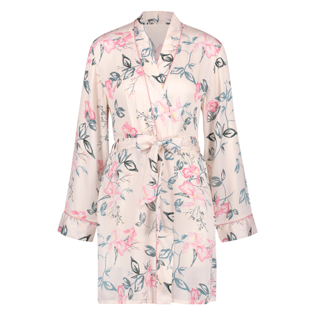 Kimono tissé, Beige