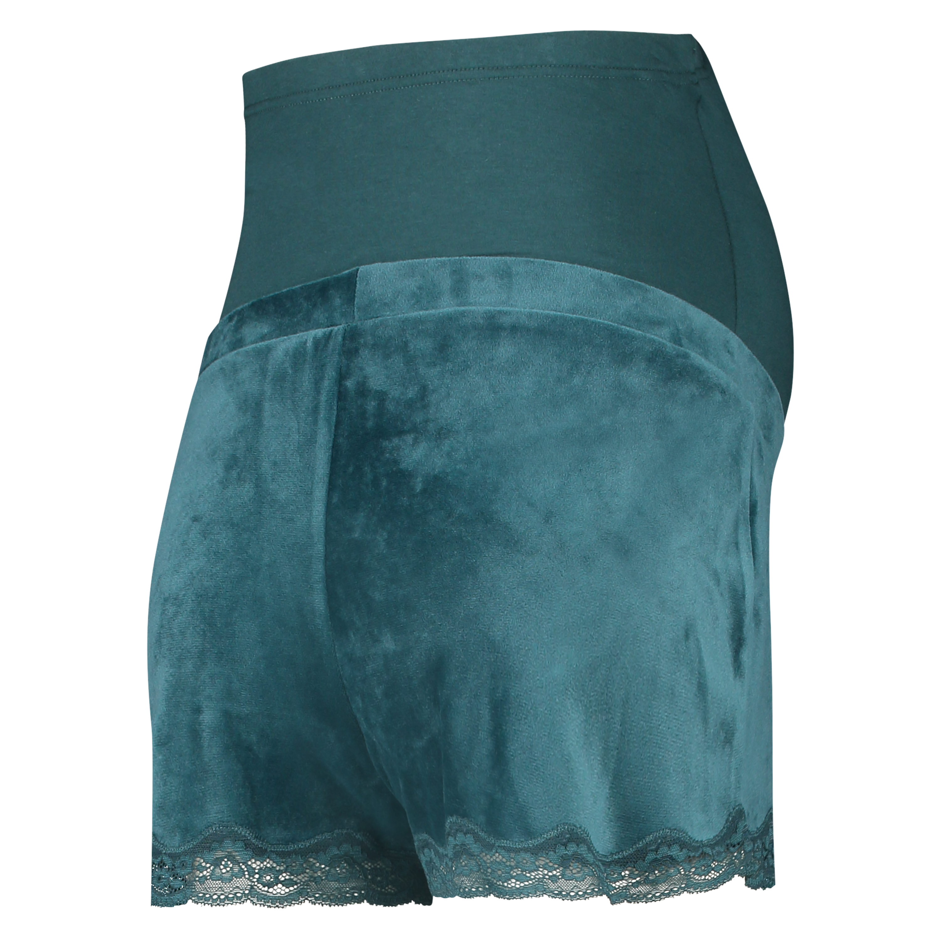 Short de grossesse Velours, Bleu, main