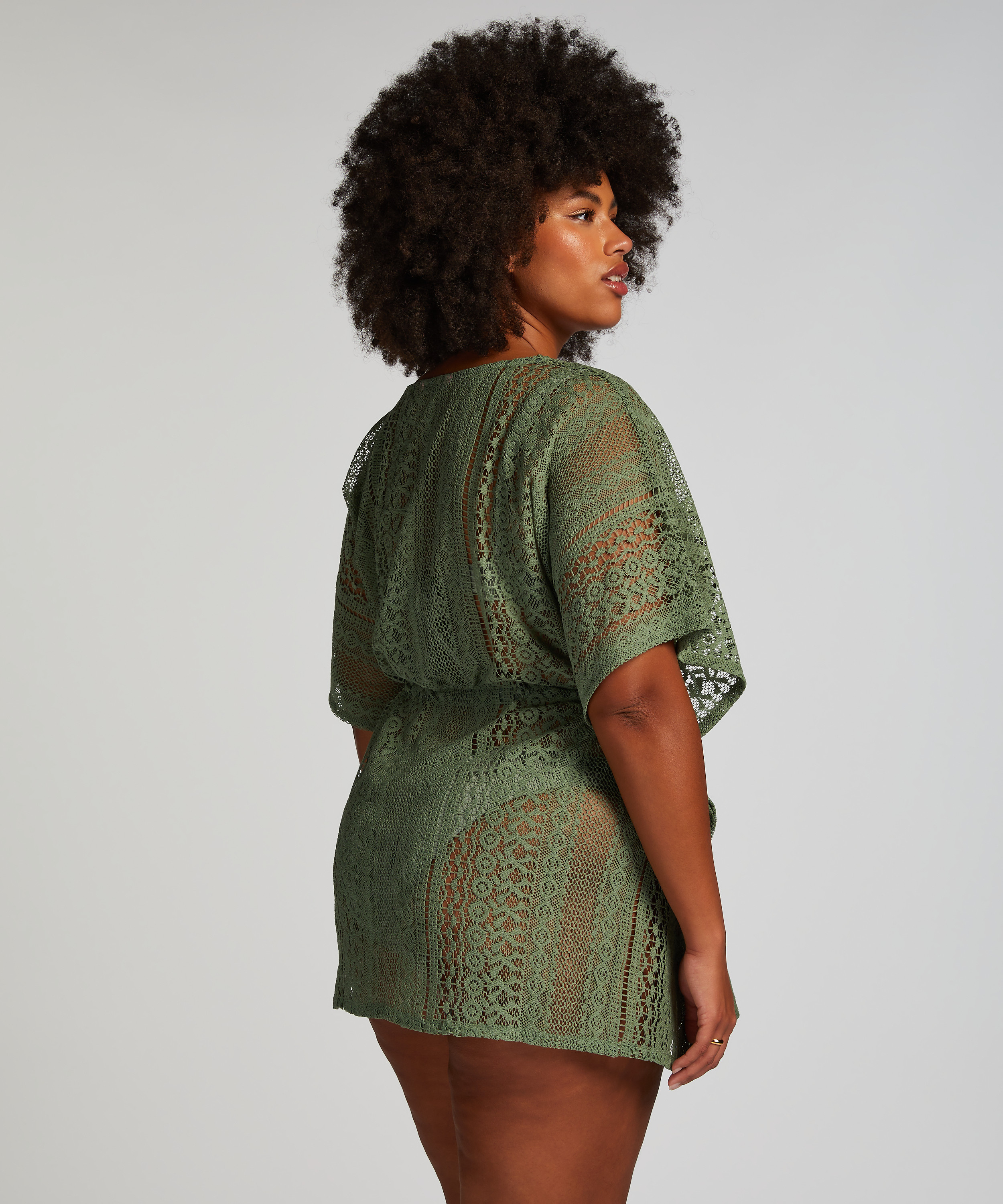 Caftan Plage, Vert, main