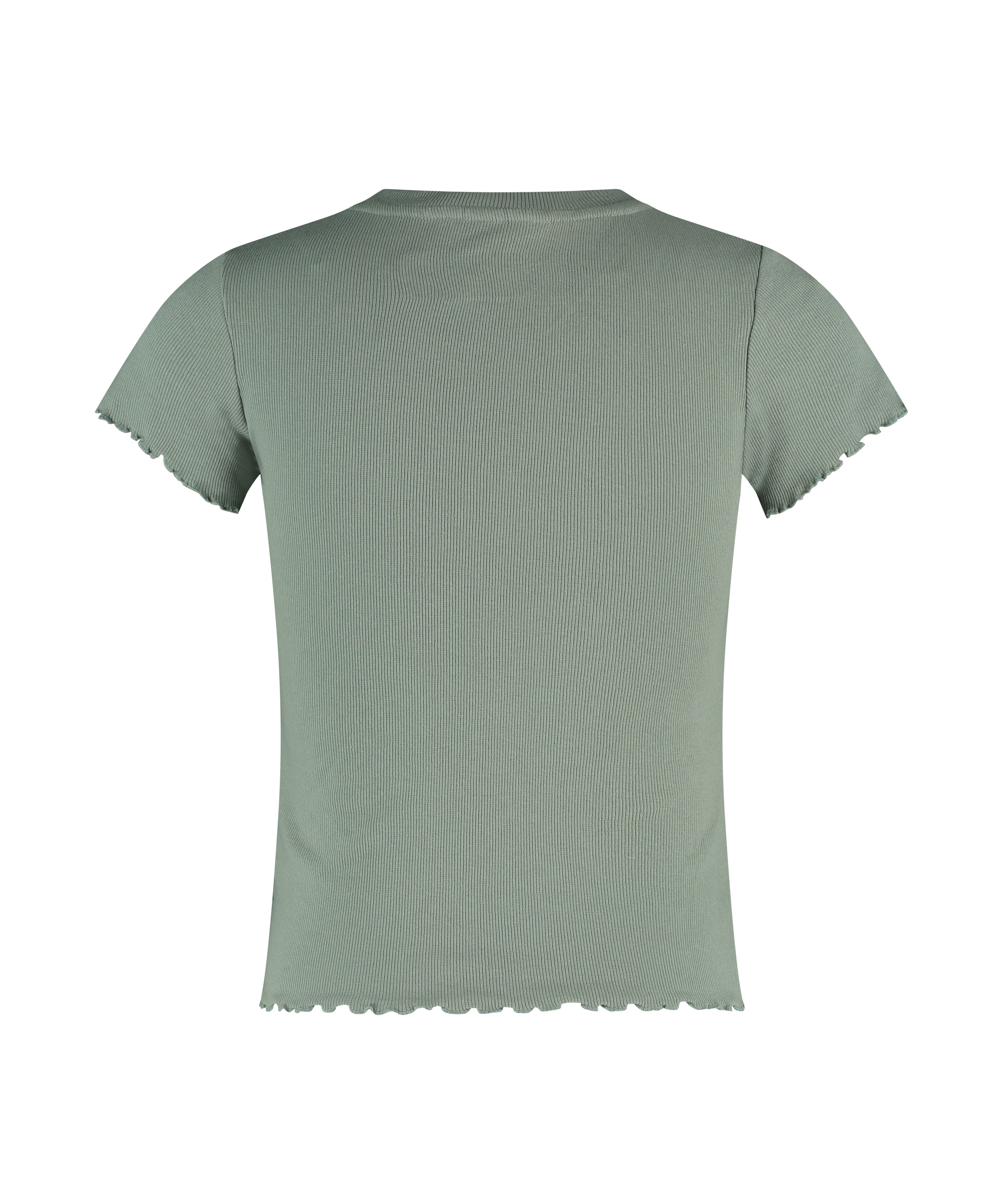 Chemise à manches courtes en coton, Vert, main