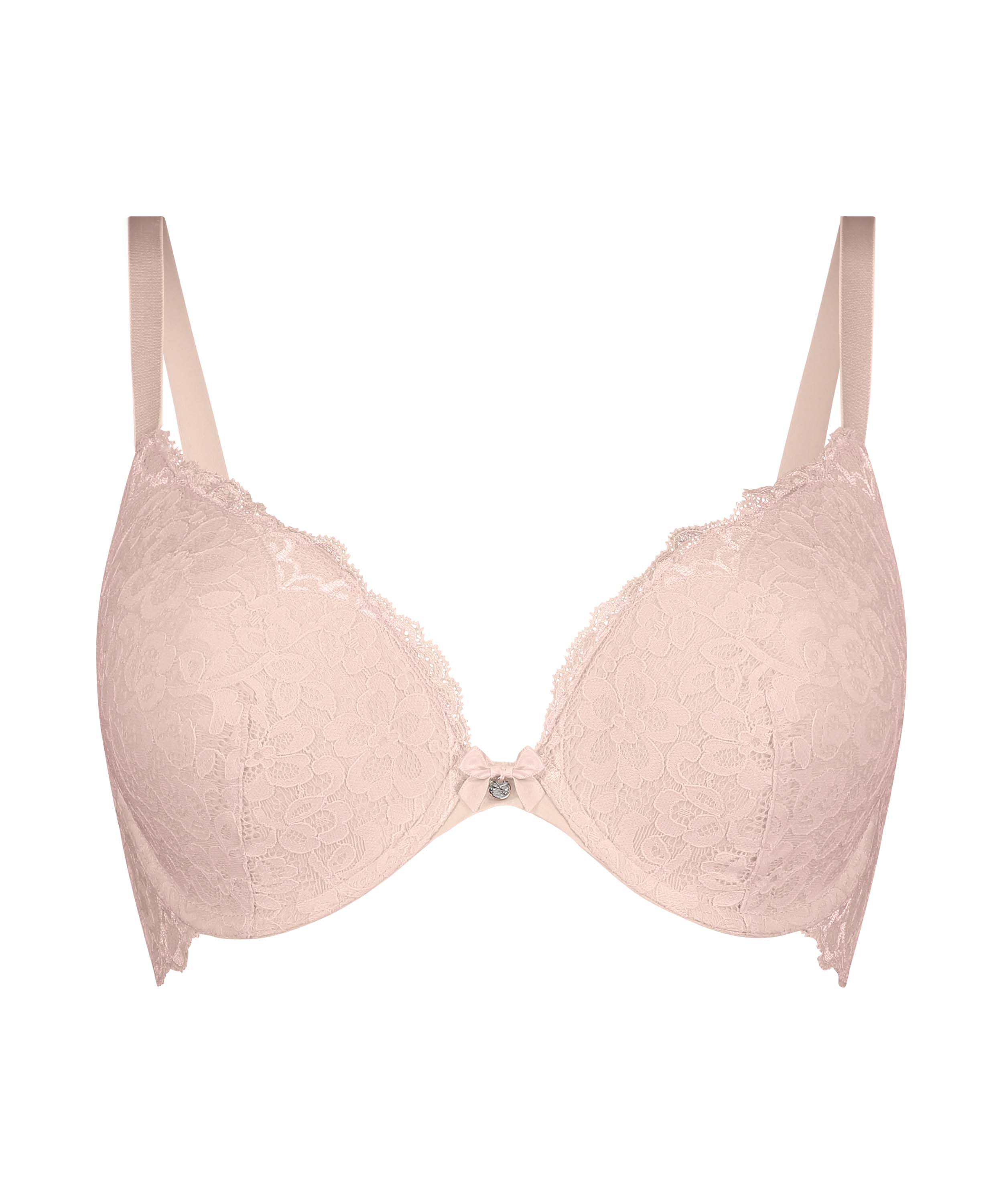 Soutien-gorge &agrave; armatures pr&eacute;form&eacute; push-up Marine, Rose, main