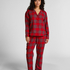 Haut de Pyjama Flanel, Rouge