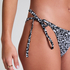 Slip de Bikini Cheeky Tanga Lobos, Noir