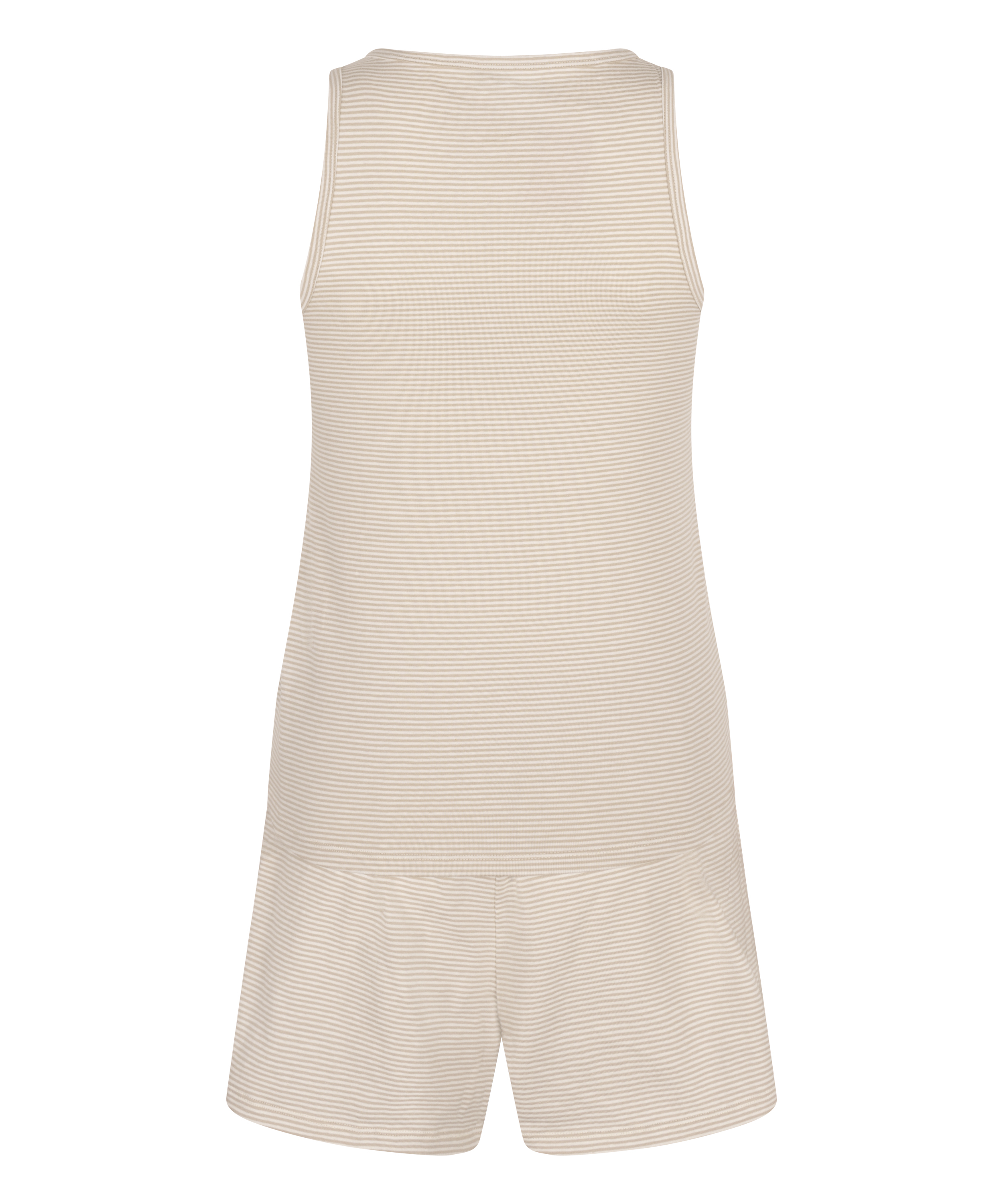 Pyjama Débardeur en Jersey, Beige, main