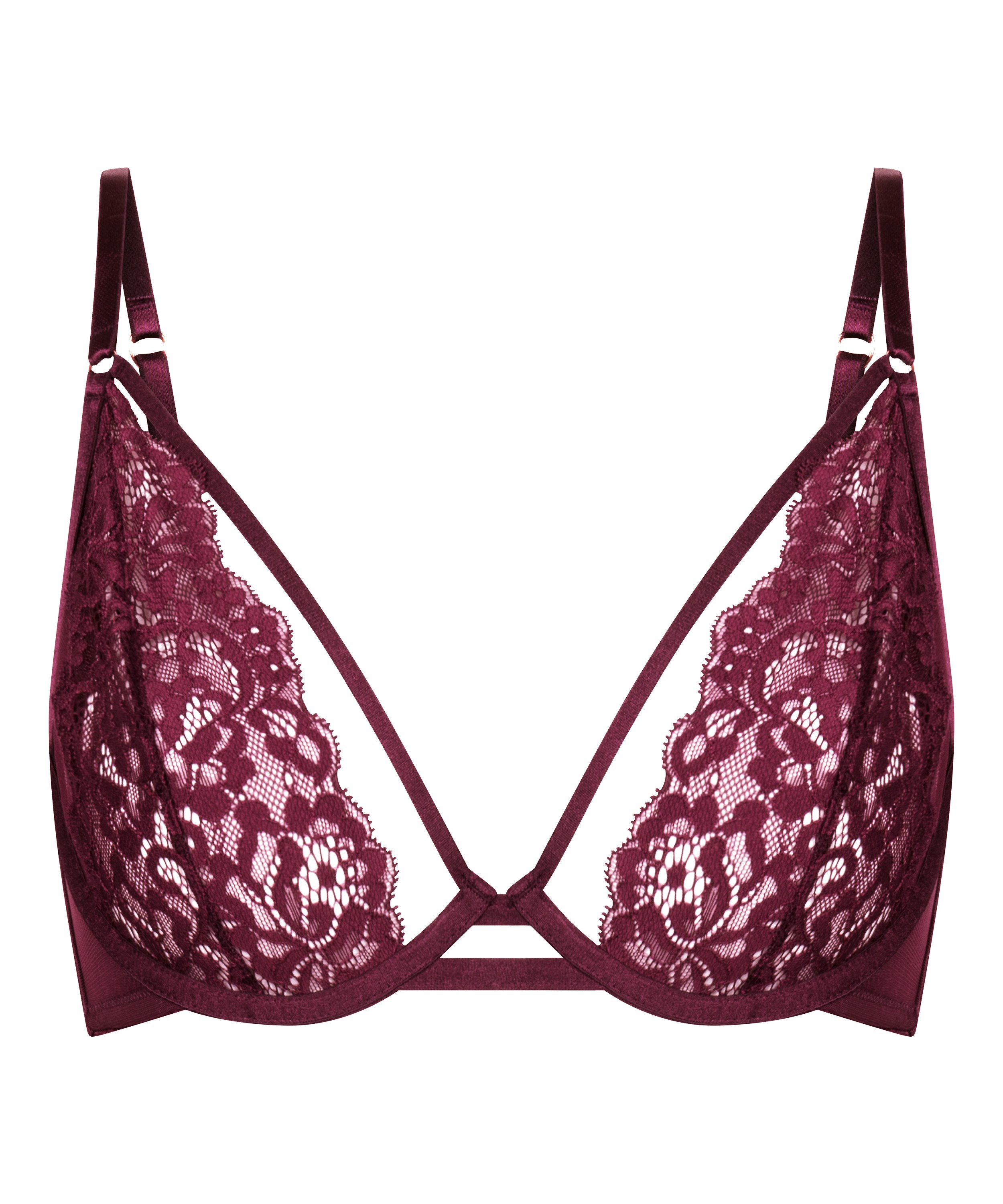 Soutien-gorge &agrave; armatures non-pr&eacute;form&eacute; Cinnamon, Rouge, main