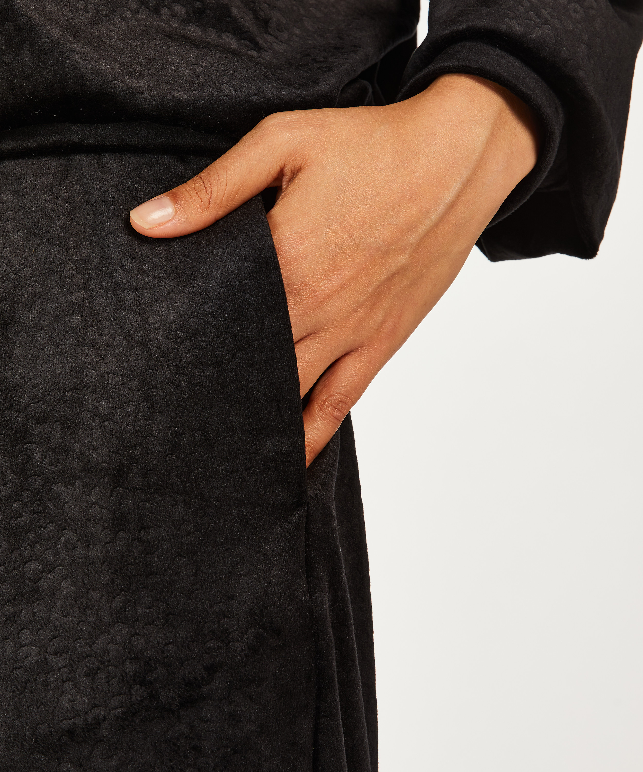 Pantalon de jogging Velours, Noir, main