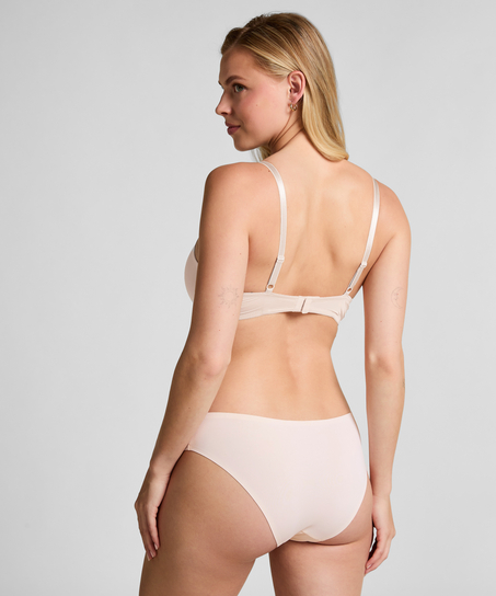 Soutien-gorge à armatures préformé Plunge, Beige