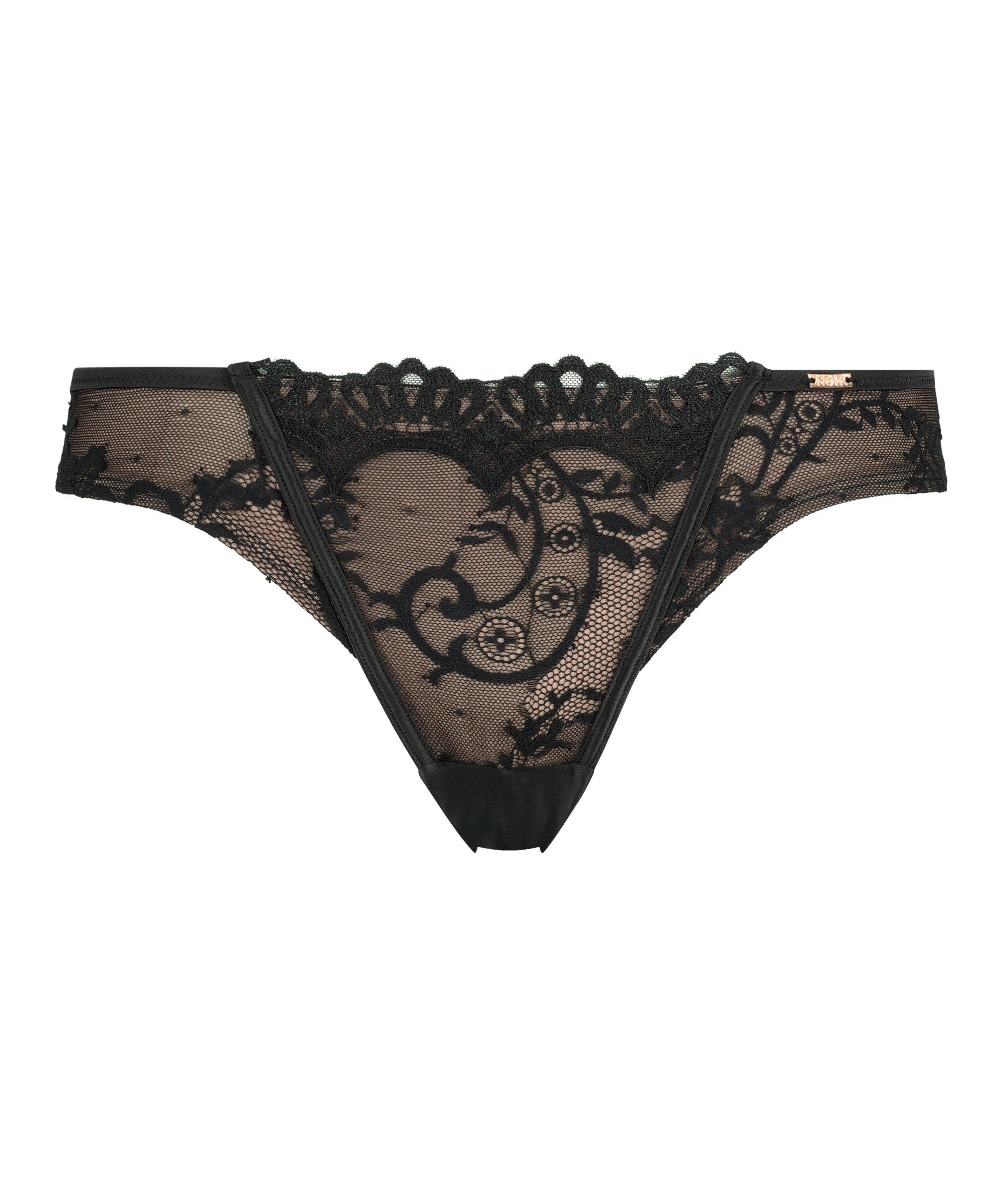 Slip brésilien Helena, Noir, main