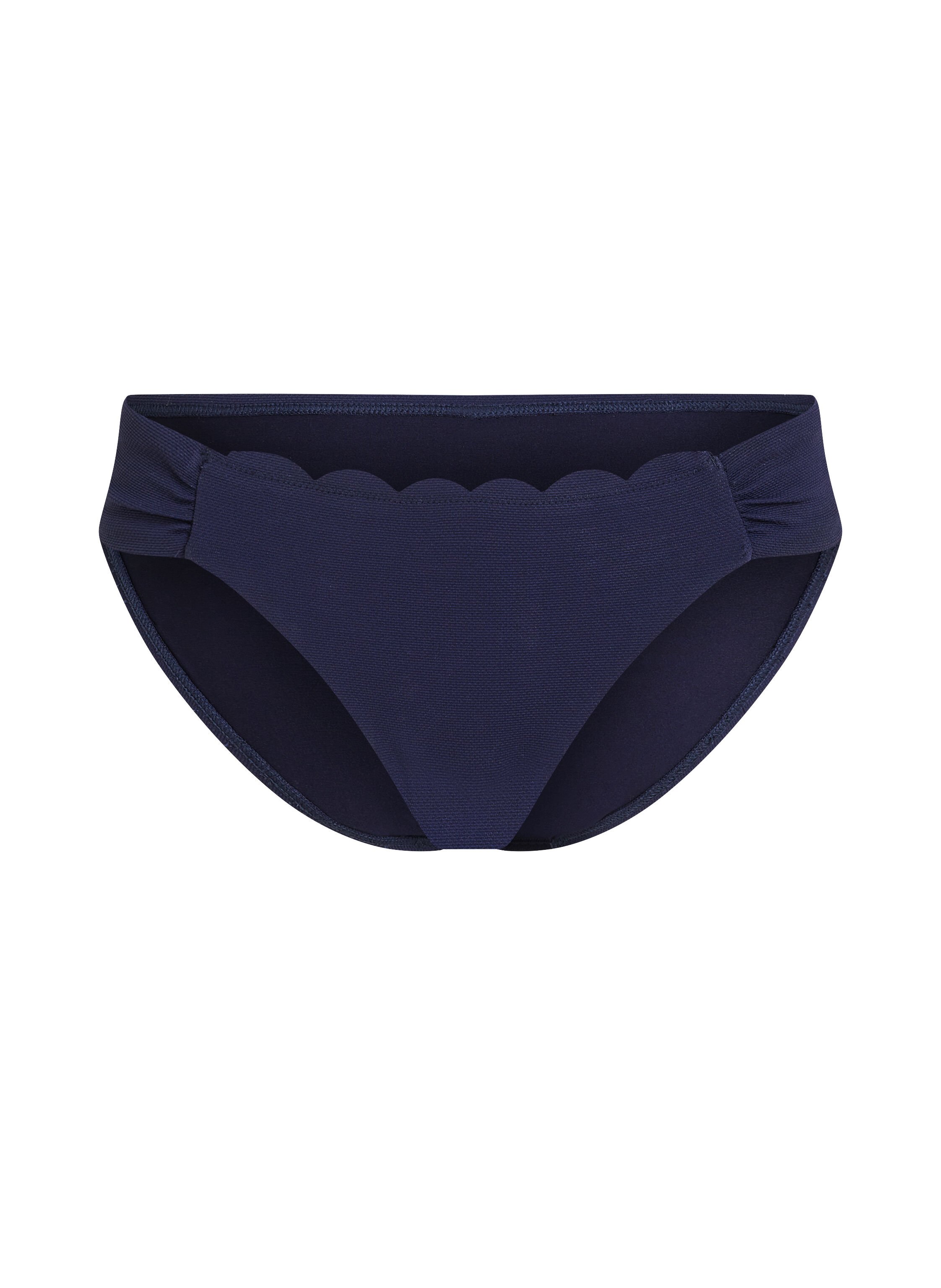 Slip de Bikini Rio Scallop, Bleu