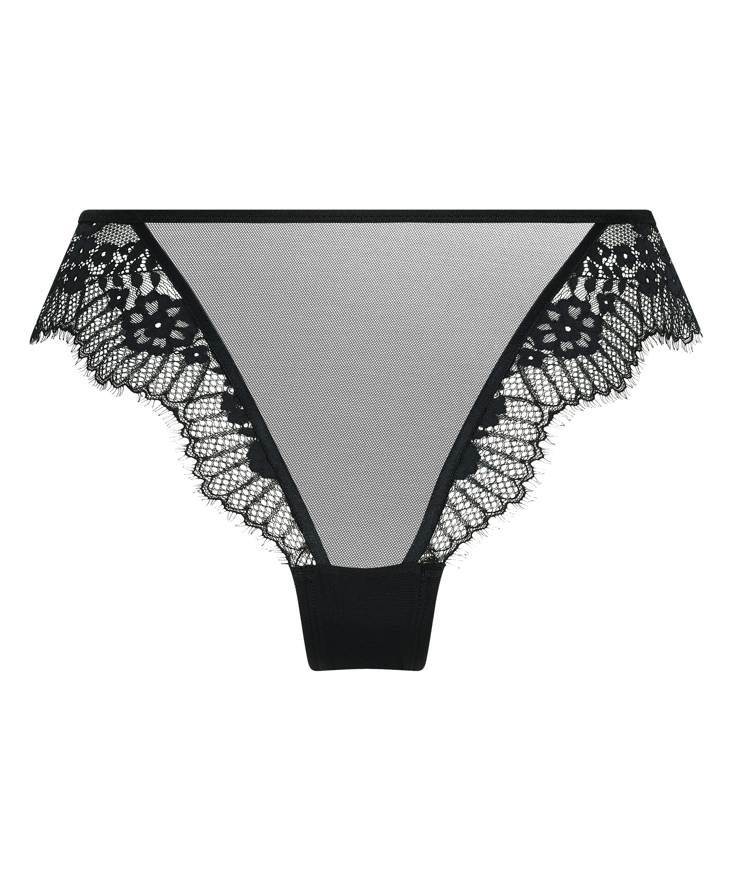 Slip brésilien Daphne, Noir, main