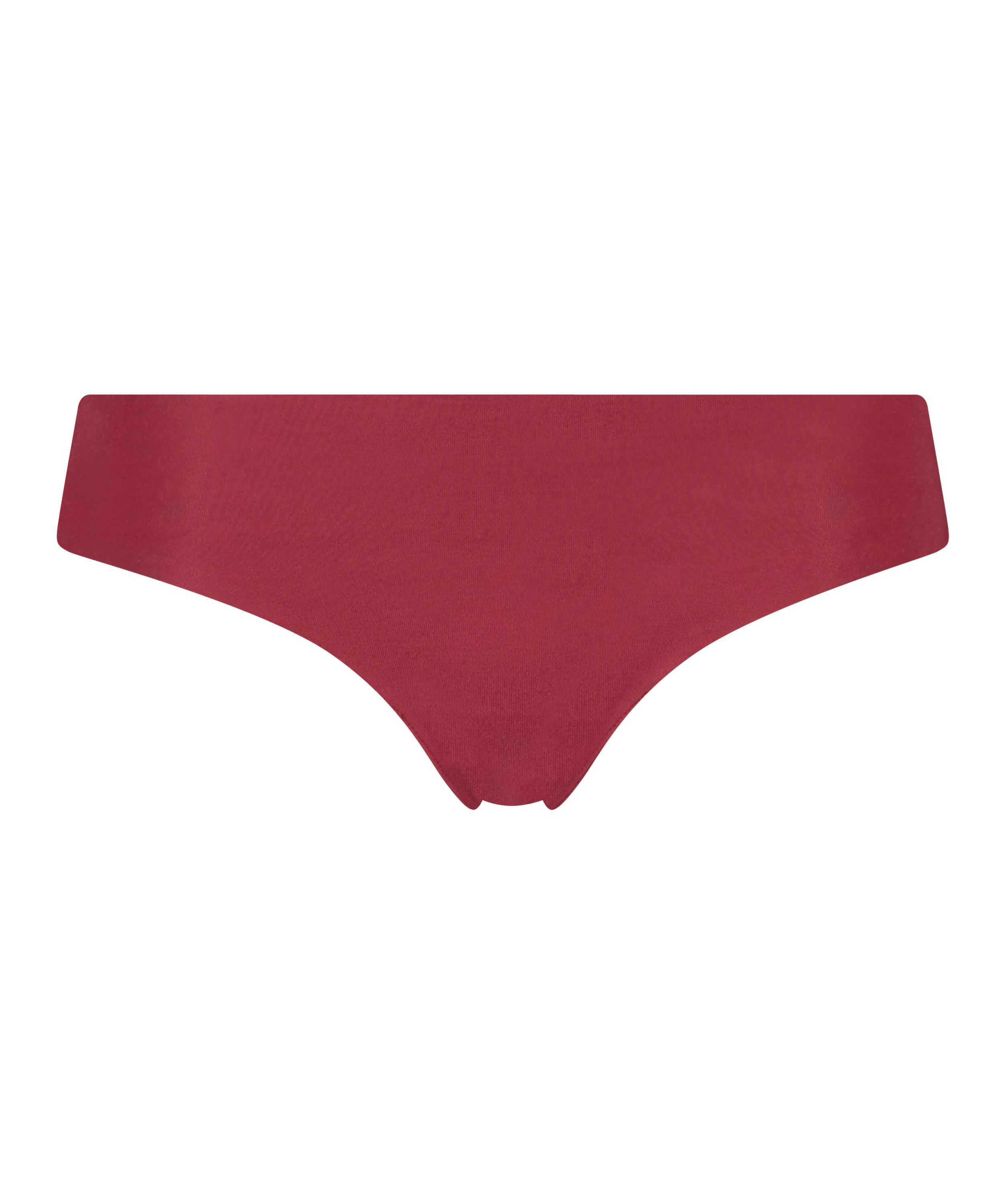 String invisible en coton, Rouge, main