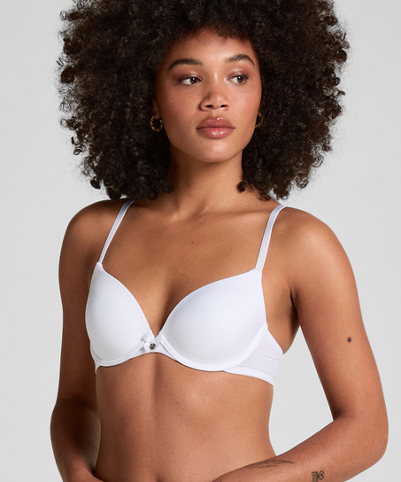 Soutien-gorge à armatures préformé Plunge, Blanc