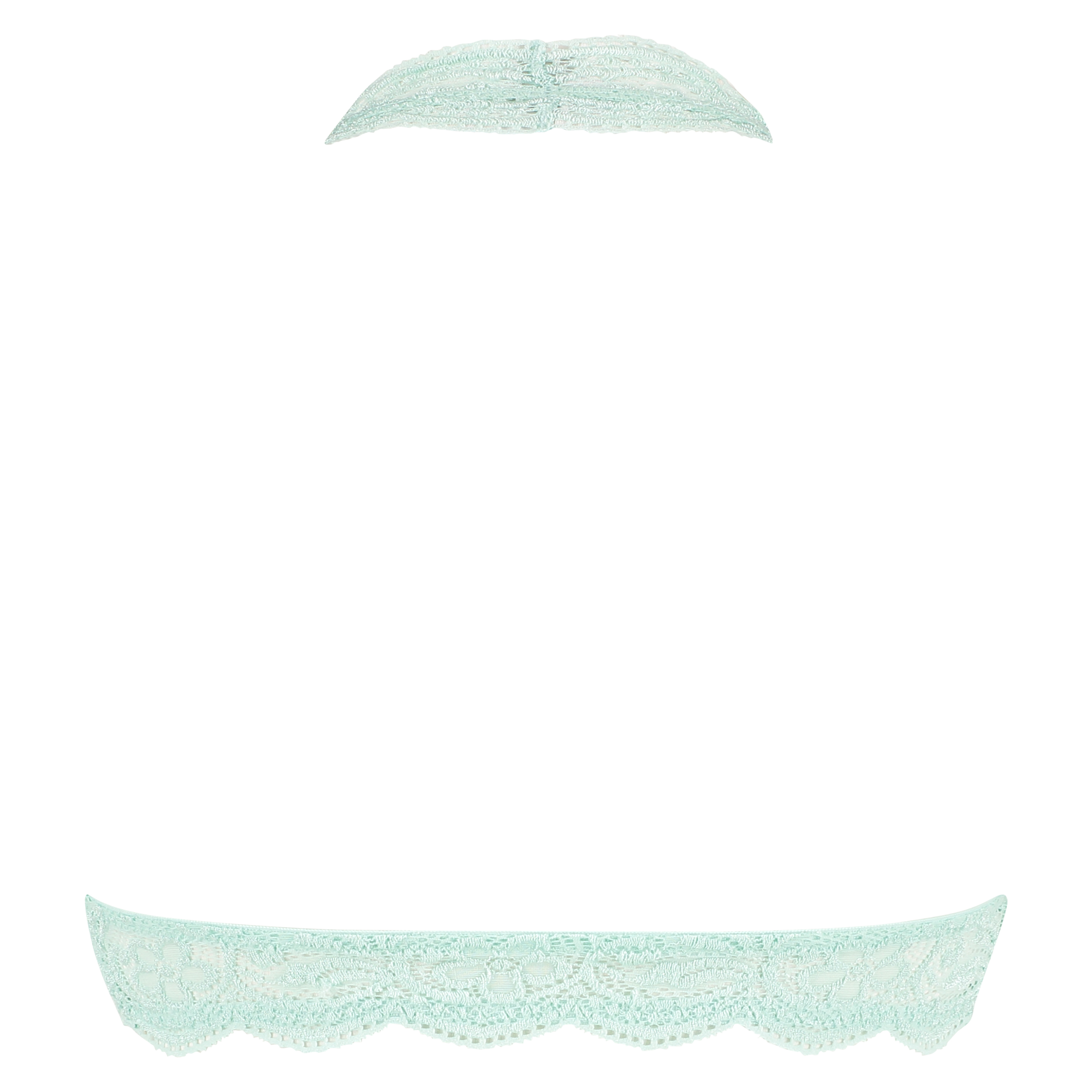 Brassière Halter Lace, Vert, main