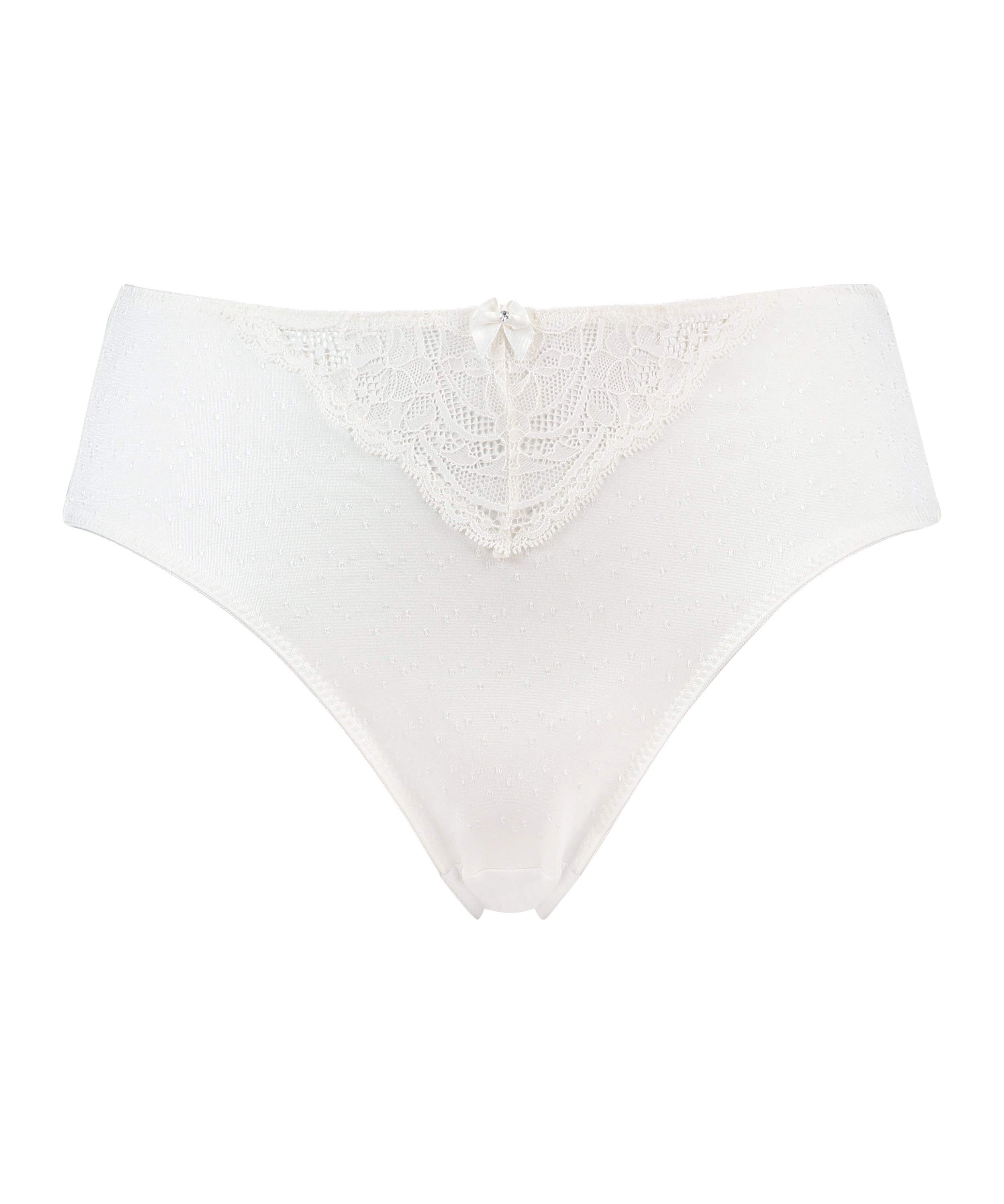 Slip taille haute Sophie, Blanc, main