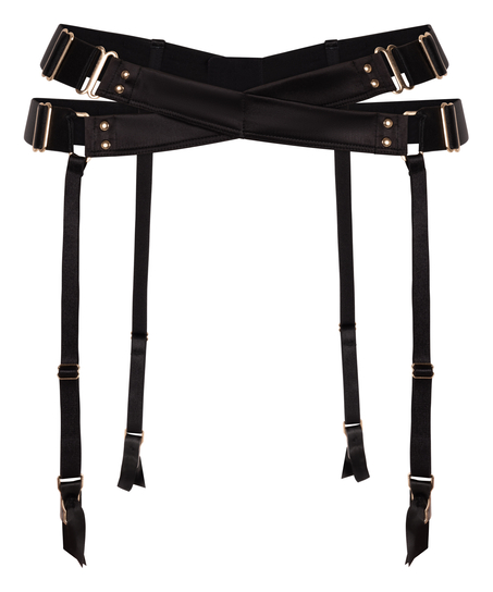 Porte-jarretelles Colette, Noir