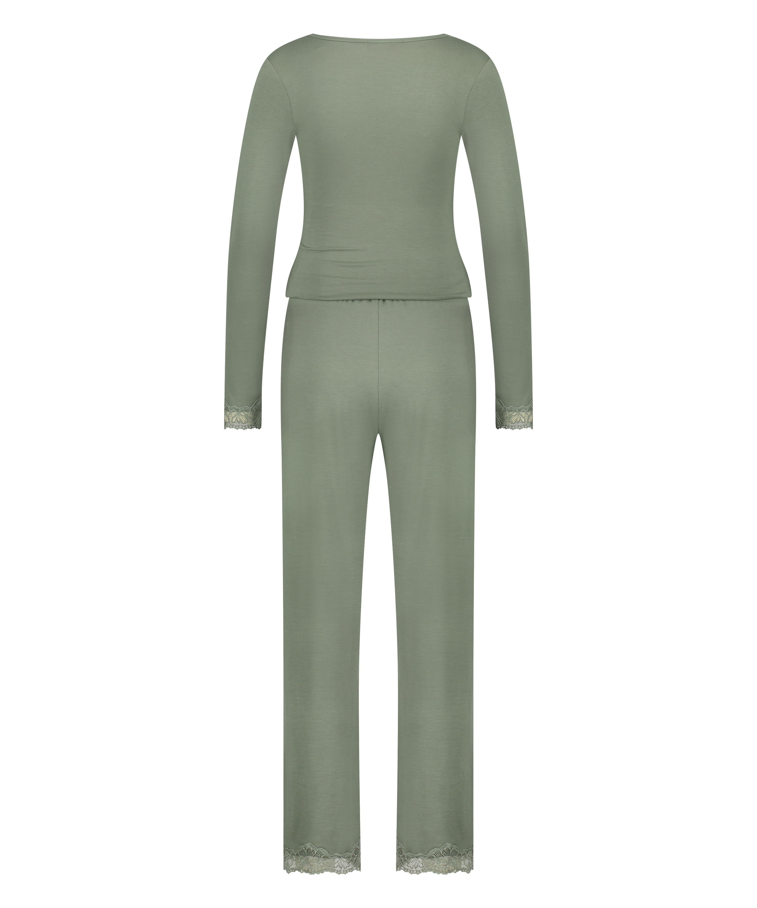 Ensemble de pyjama, Vert, main