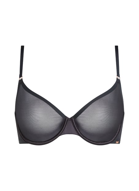 Soutien-gorge non-rembourr&eacute; &agrave; armatures Essential, Noir