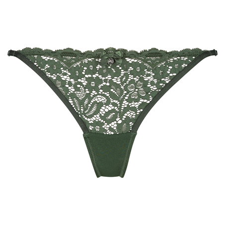 Tanga string Rose, Vert