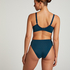Slip taille haute Diva, Bleu